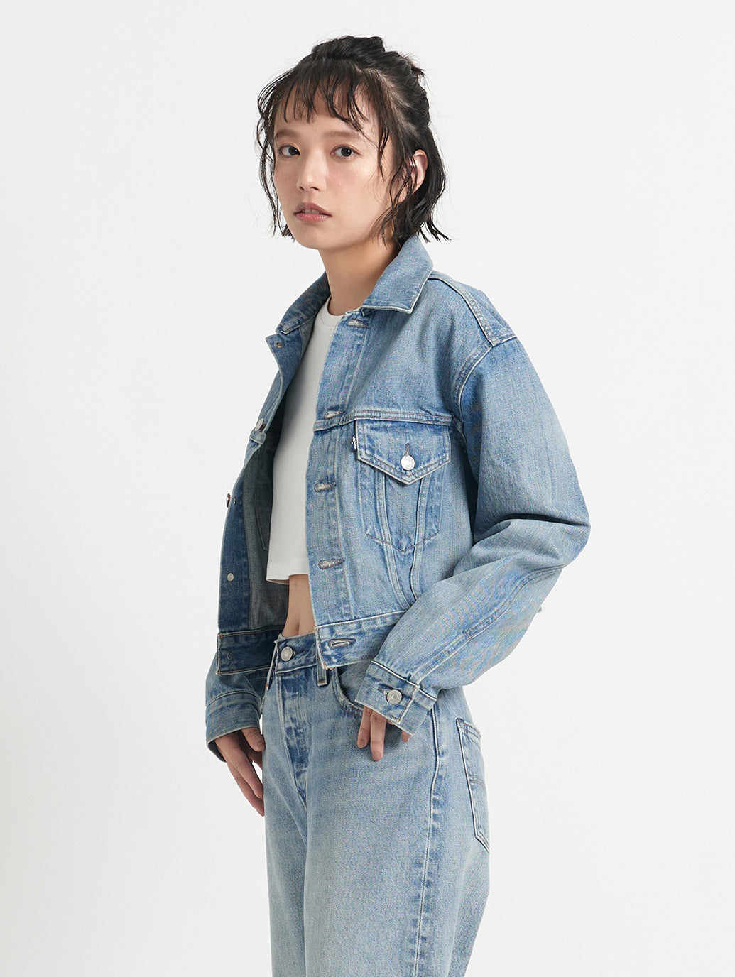 SHORT TYPE III トラッカージャケット ミディアムインディゴ SILVER MOON MADE IN JAPAN