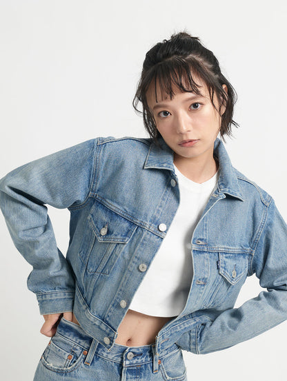 SHORT TYPE III トラッカージャケット ミディアムインディゴ SILVER MOON MADE IN JAPAN