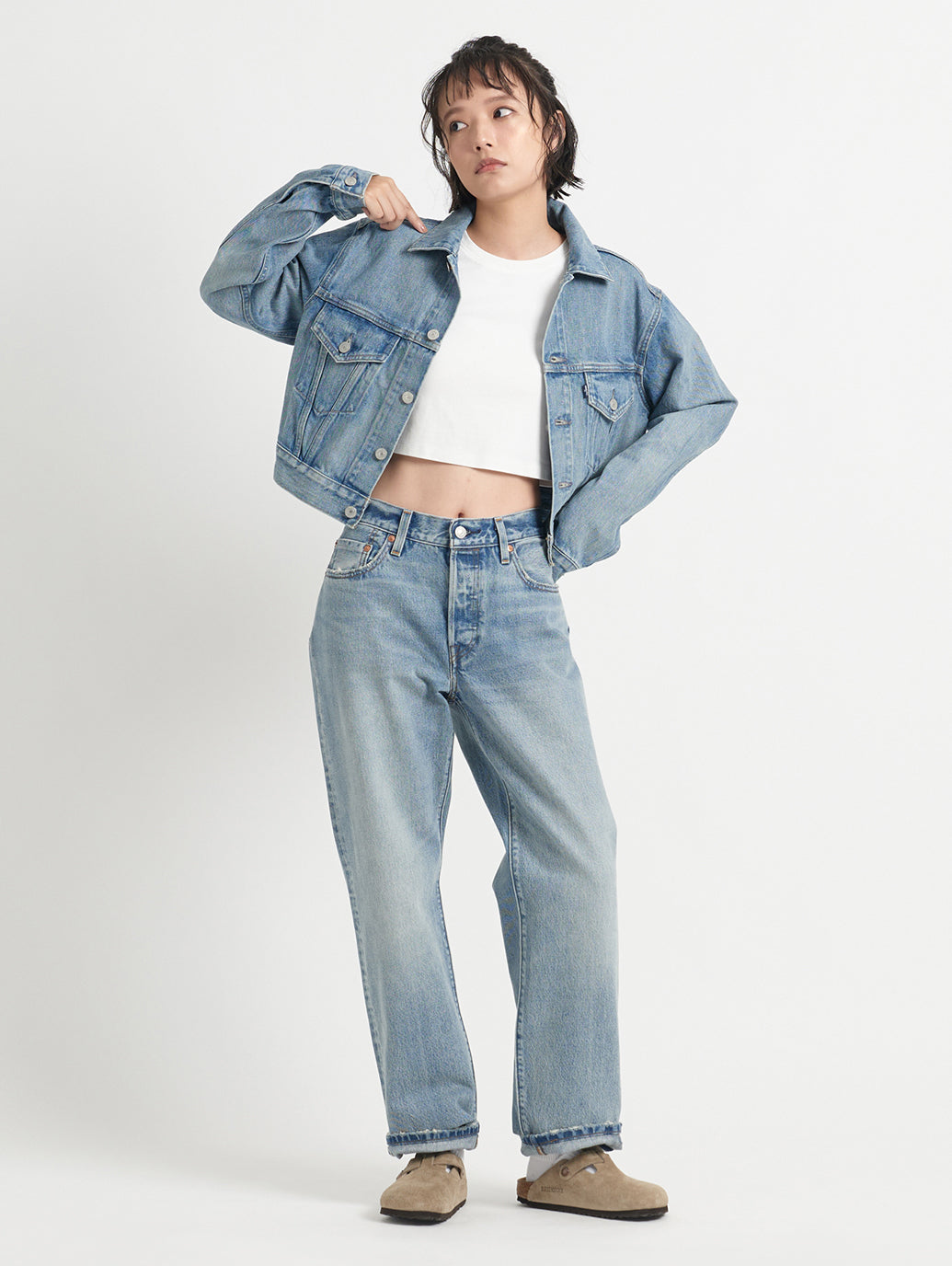 SHORT TYPE III トラッカージャケット ミディアムインディゴ SILVER MOON MADE IN JAPAN