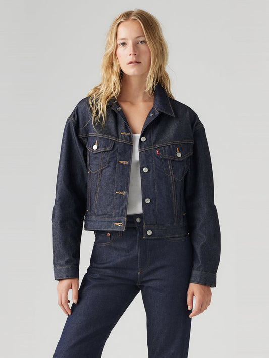 SHRUNKEN 90S トラッカージャケット ダークインディゴ