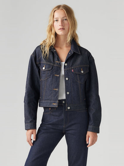 SHRUNKEN 90S トラッカージャケット ダークインディゴ