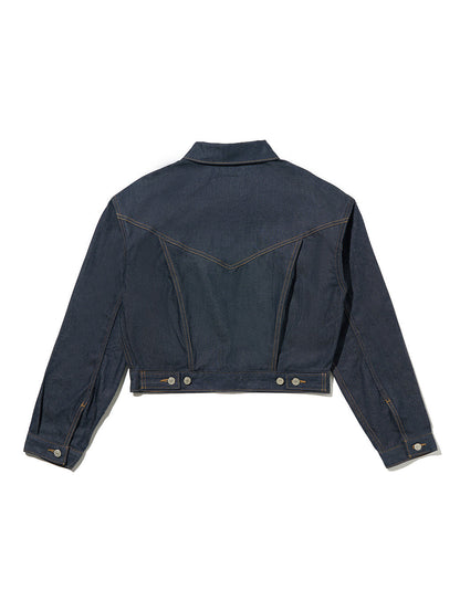 SHRUNKEN 90S トラッカージャケット ダークインディゴ