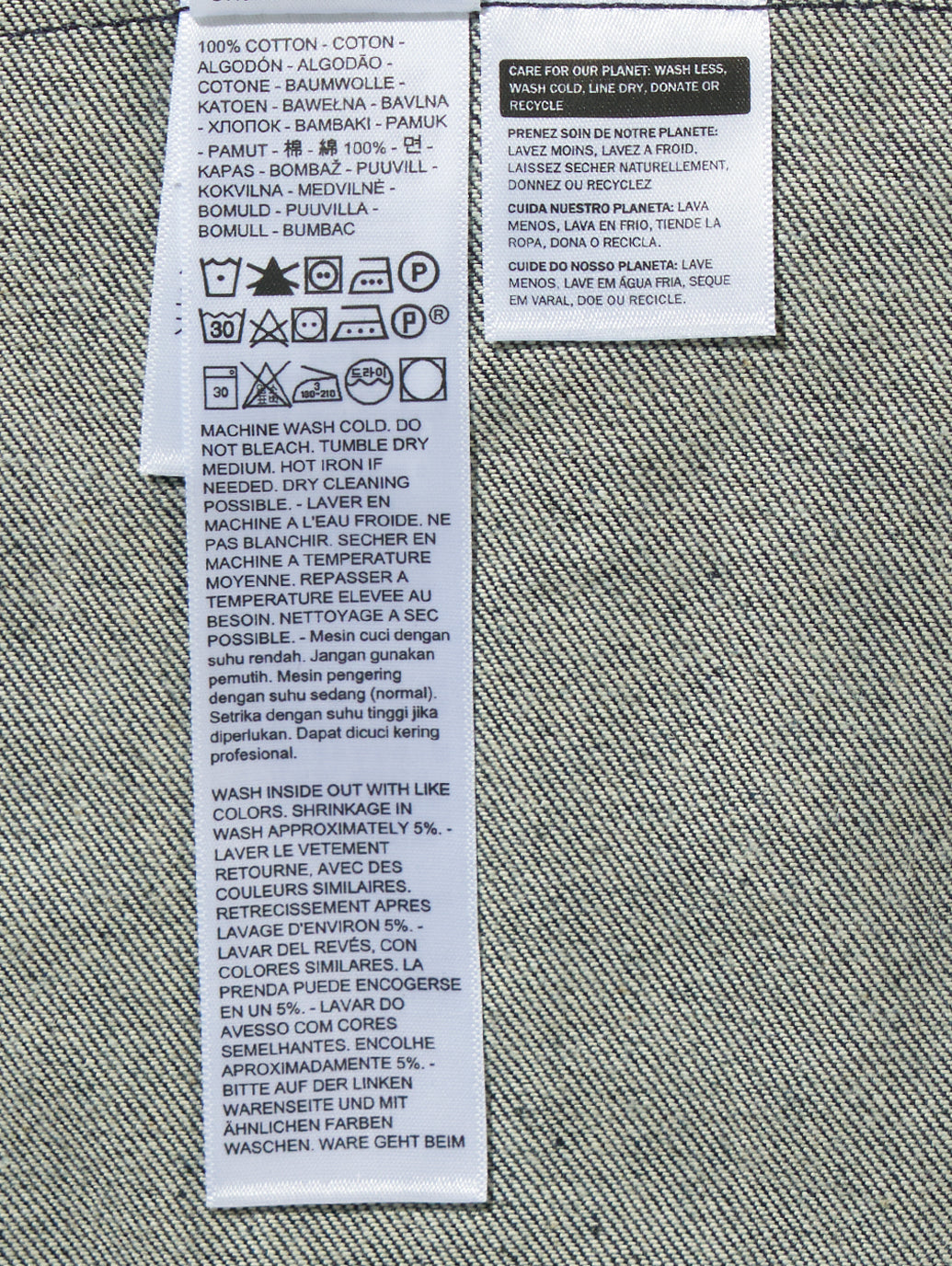 SHRUNKEN 90S トラッカージャケット ダークインディゴ