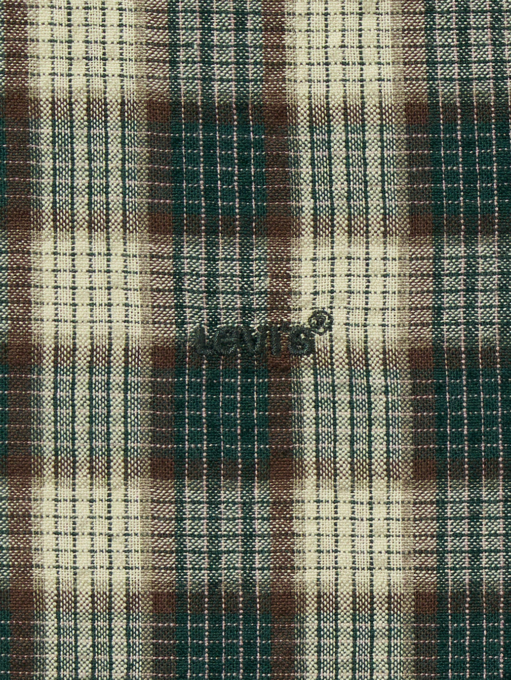 SS AUTHENTIC BUTTON DOWN Xavier Plaid PONDEROSA PI