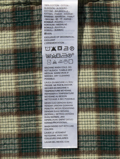 SS AUTHENTIC BUTTON DOWN Xavier Plaid PONDEROSA PI