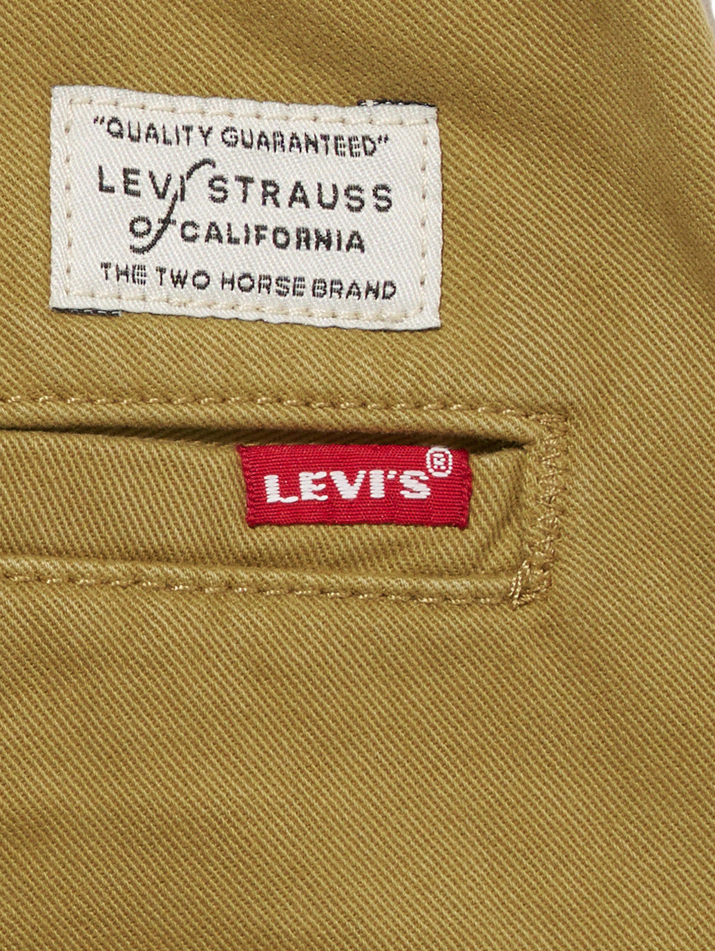 XX CHINO ルーズ ストレート プリーツ ブラウン BRITISH