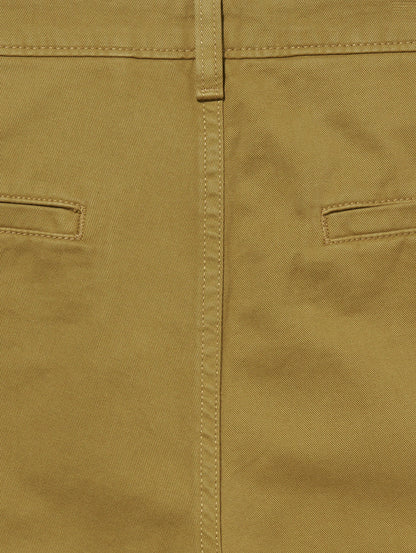 XX CHINO ルーズ ストレート プリーツ ブラウン BRITISH