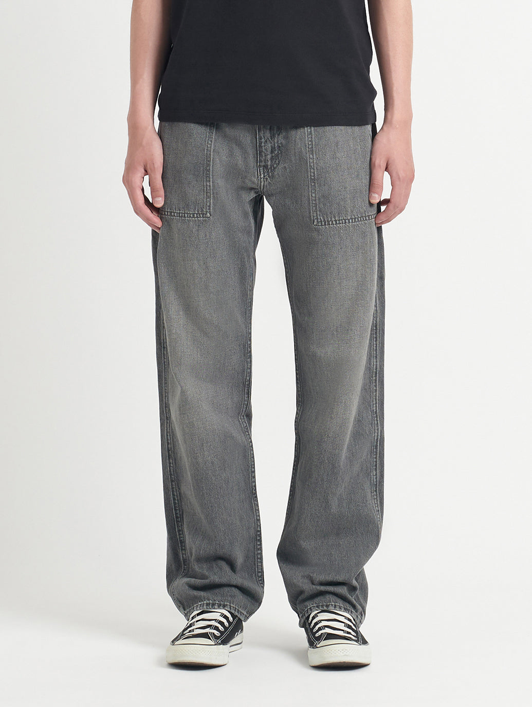 555™ リラックスストレート ユーティリティ ブラック MIDNIGHT GOODS