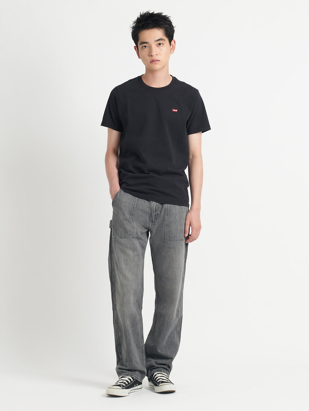 555™ リラックスストレート ユーティリティ ブラック MIDNIGHT GOODS