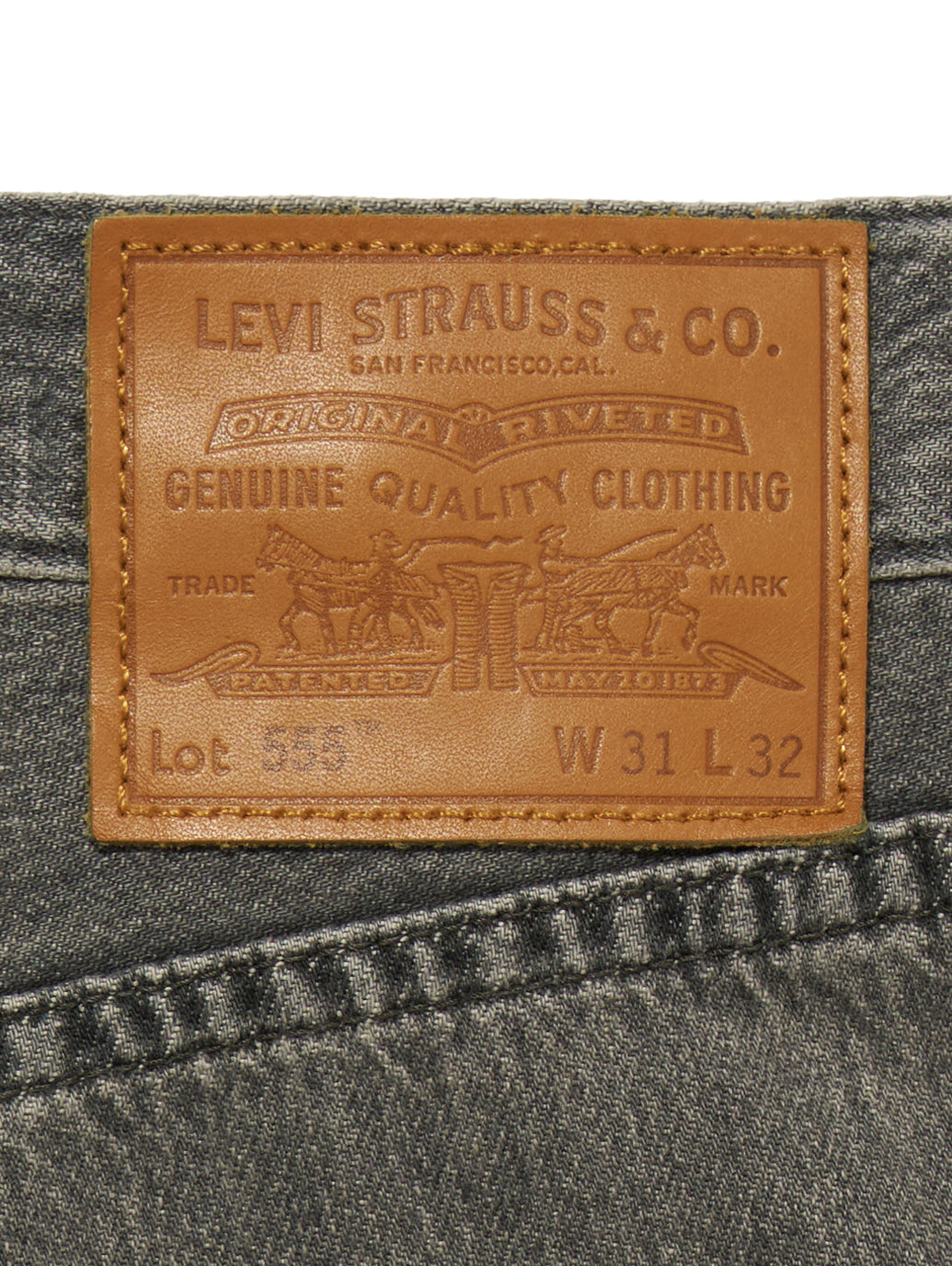 555™ リラックスストレート ユーティリティ ブラック MIDNIGHT GOODS