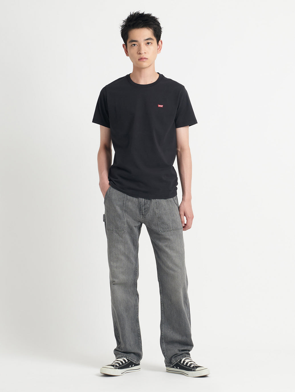 555™ リラックスストレート ユーティリティ ブラック MIDNIGHT GOODS