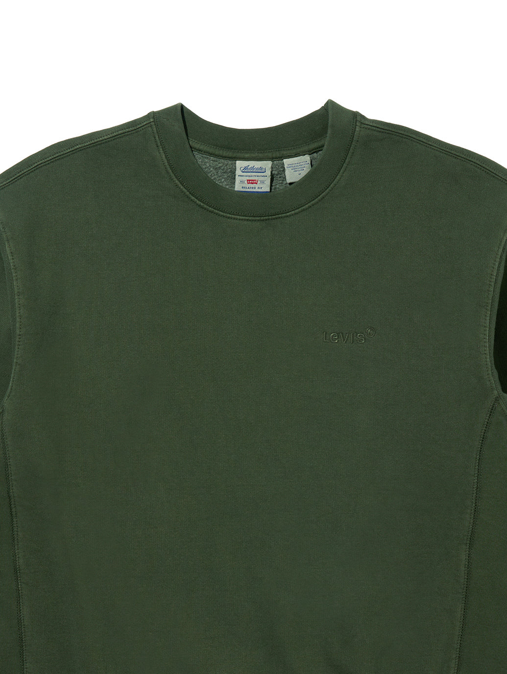 クルーネックスウェットシャツ