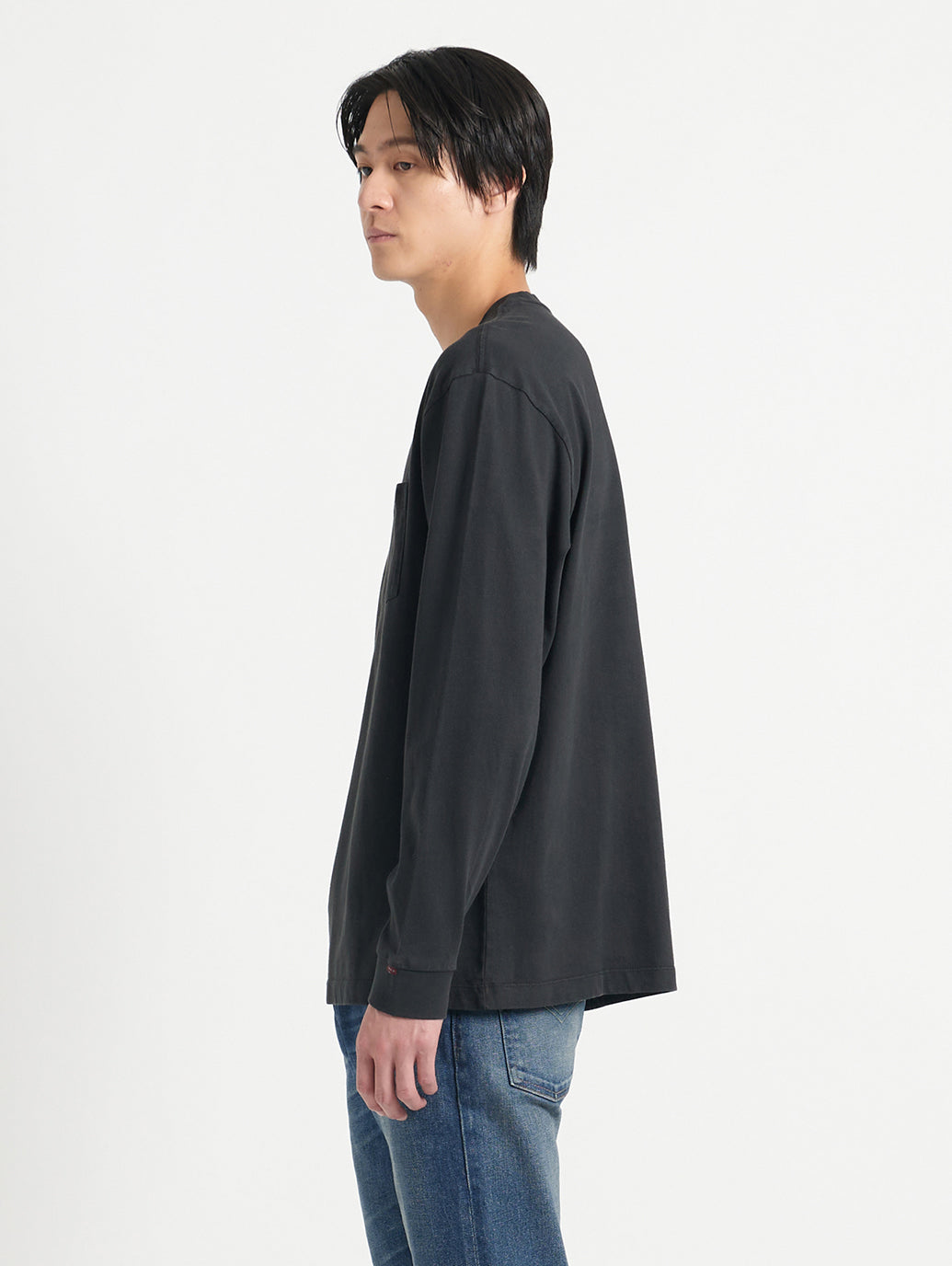 ロングスリーブ Tシャツ ブラック