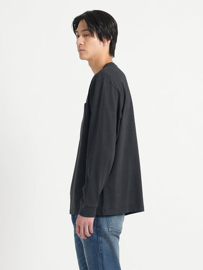 ロングスリーブ Tシャツ ブラック