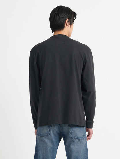 ロングスリーブ Tシャツ ブラック