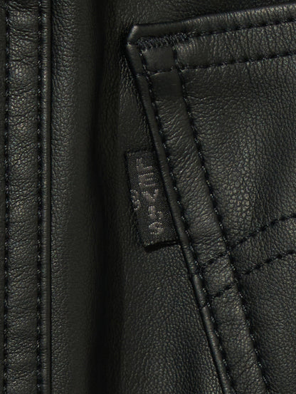 アンクル カラムスカート ブラック LEATHER NIGHT