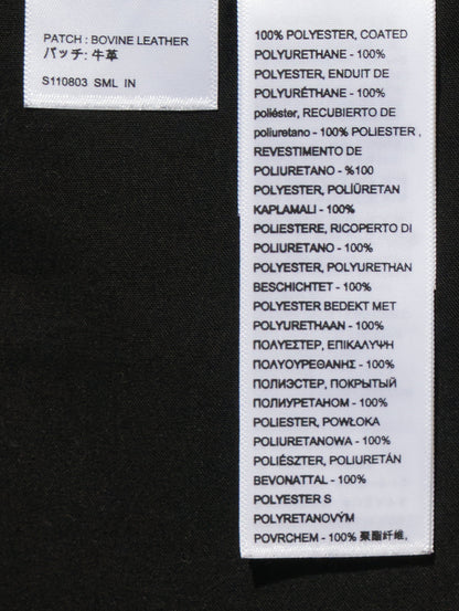 アンクル カラムスカート ブラック LEATHER NIGHT