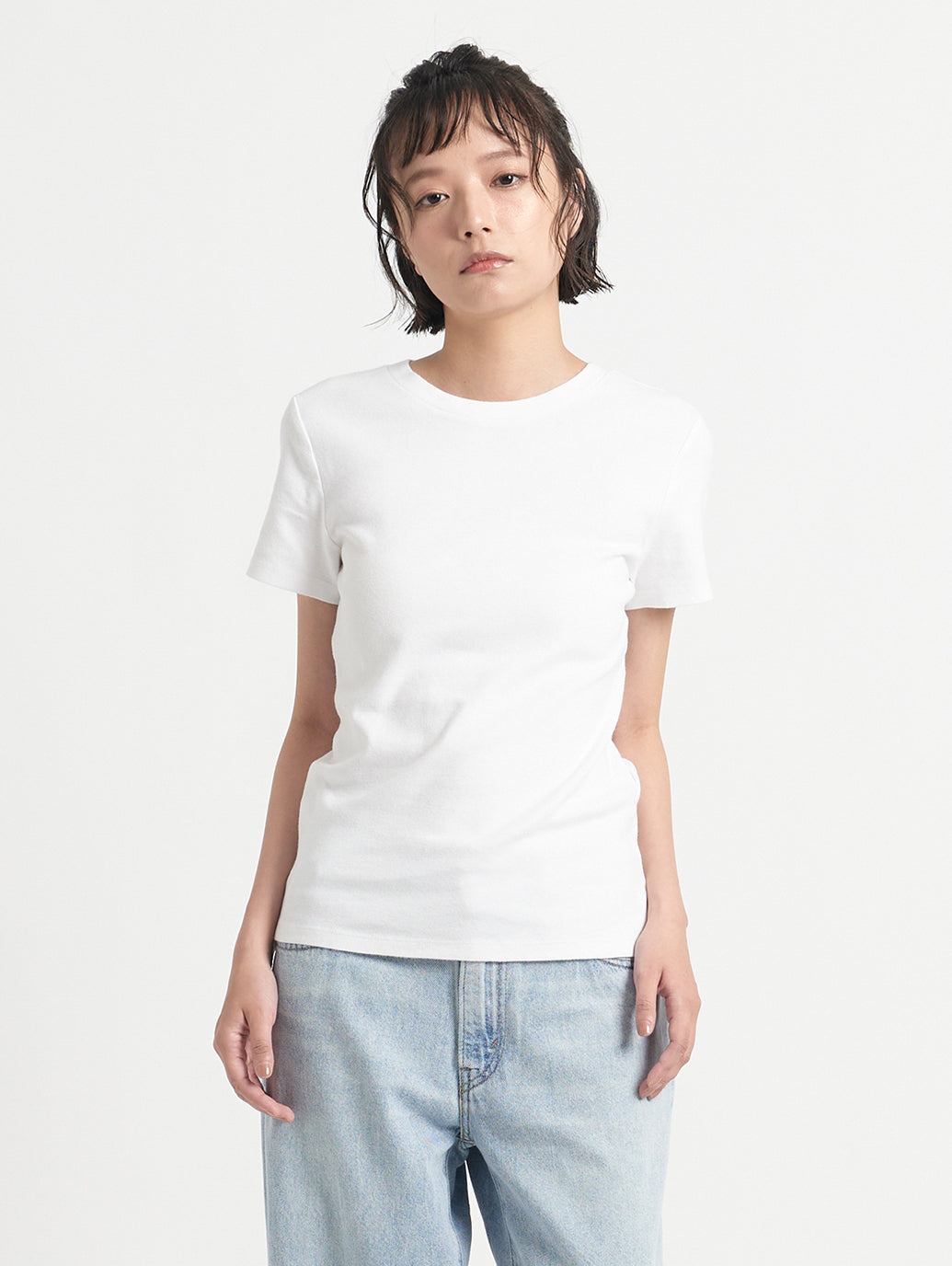 ESSENTIAL 半袖Tシャツ ホワイト