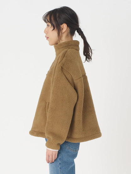 ハーフジップフリース ブラウン ERMINE