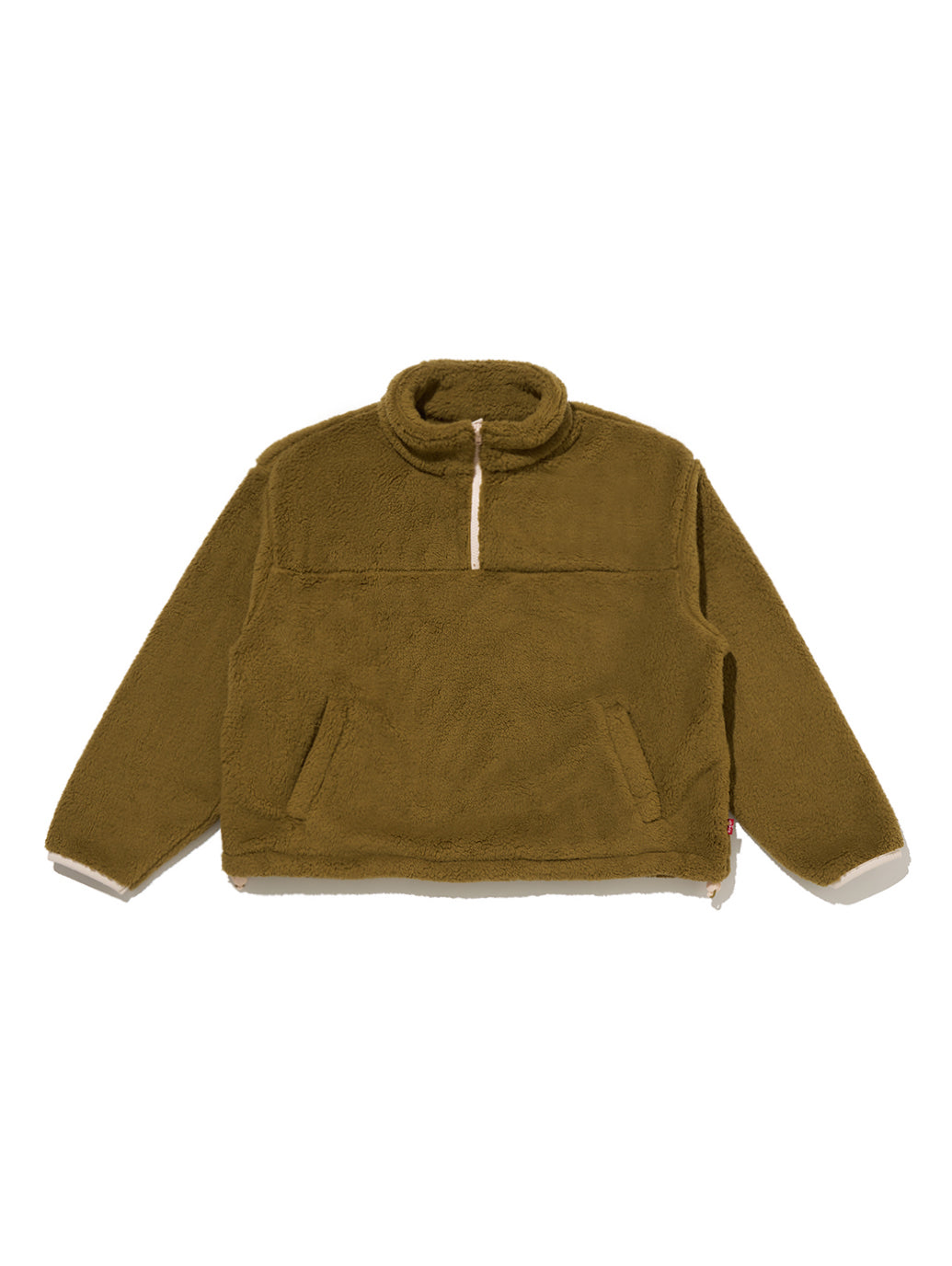 ハーフジップフリース ブラウン ERMINE