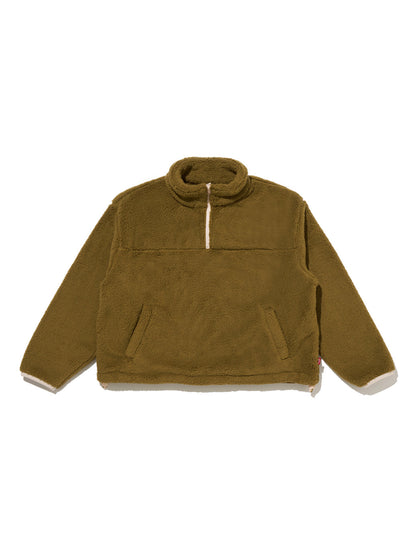 ハーフジップフリース ブラウン ERMINE