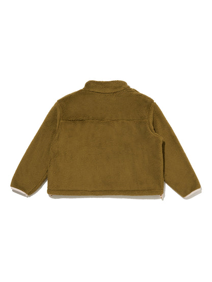 ハーフジップフリース ブラウン ERMINE