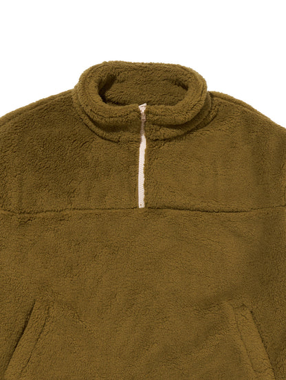 ハーフジップフリース ブラウン ERMINE