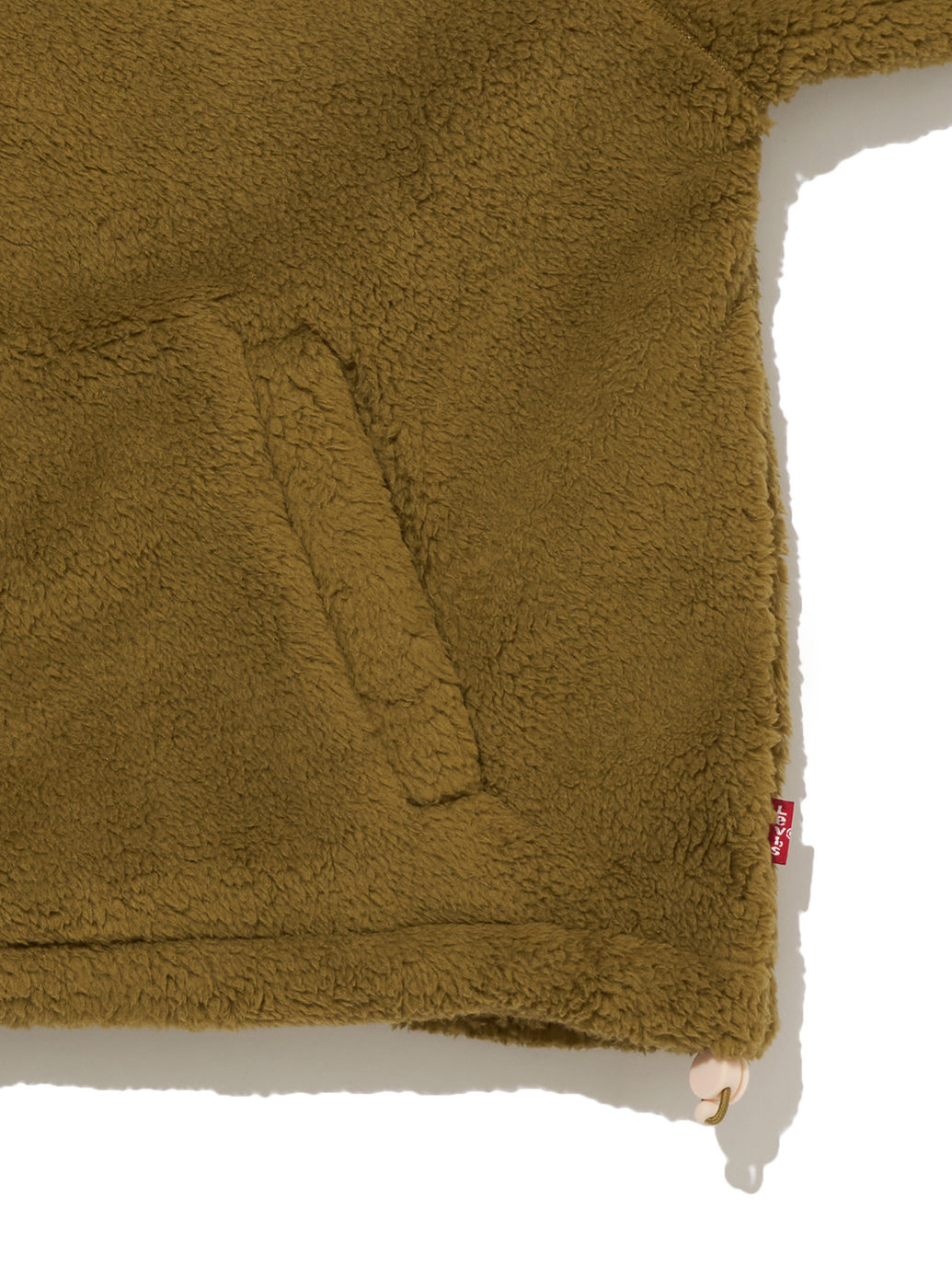 ハーフジップフリース ブラウン ERMINE