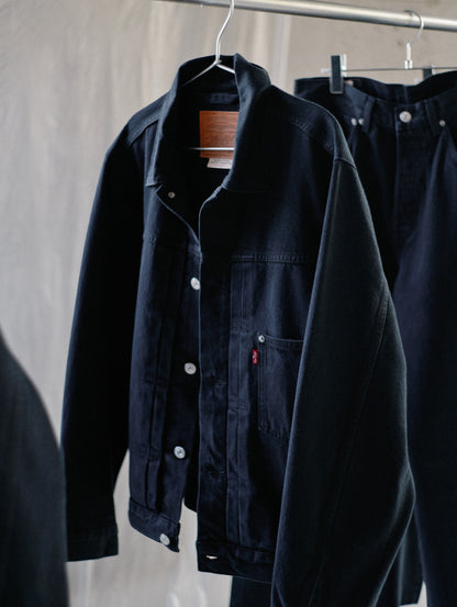 TYPE1 TRUCKER JACKET BLACK OD