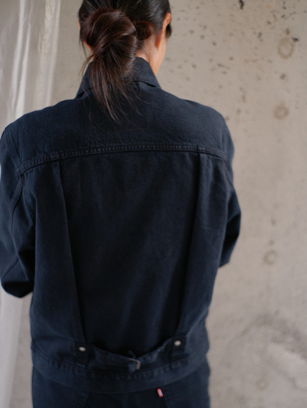 TYPE1 TRUCKER JACKET BLACK OD