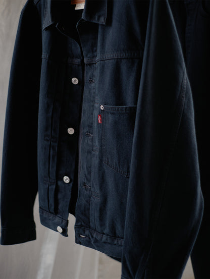 TYPE1 TRUCKER JACKET BLACK OD