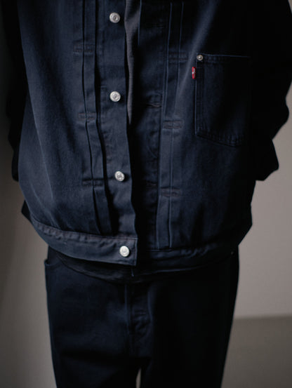 TYPE1 TRUCKER JACKET BLACK OD