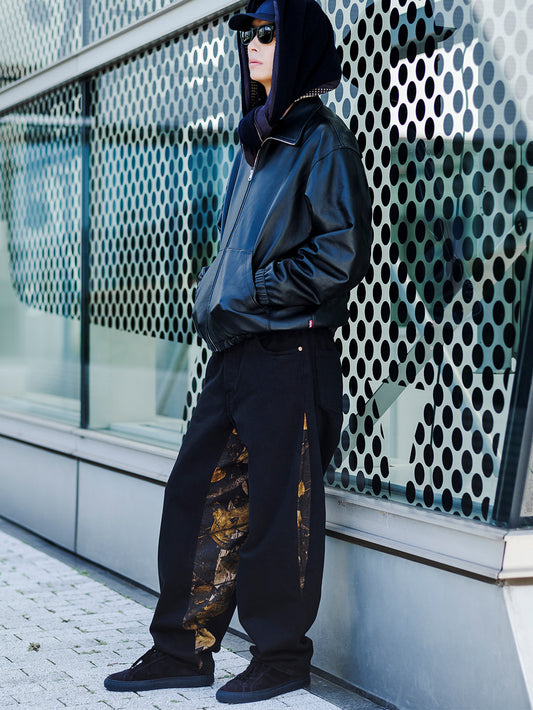 501® CUSTOMIZED EXPANSION BAGGY JEANS V2 S/D BLACK