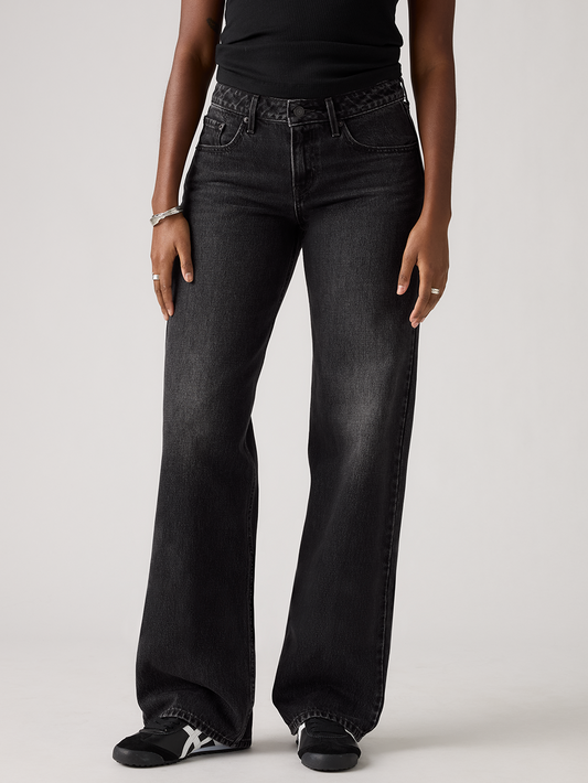 LOW LOOSE ジーンズ ブラック