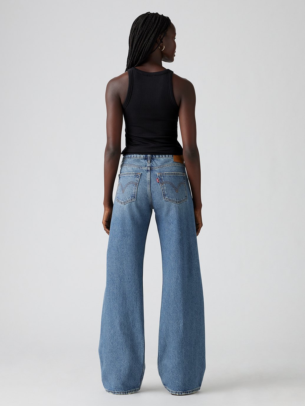 LOW LOOSE ジーンズ ライトインディゴ