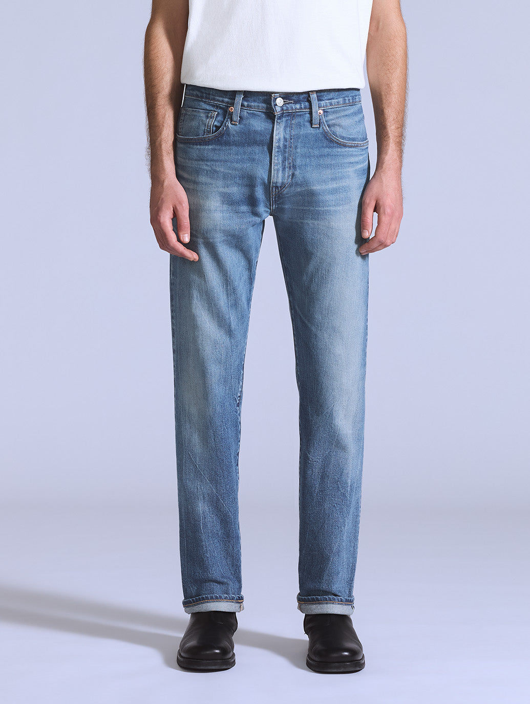 BLUETAB™ 502™ テーパードジーンズ ミディアムインディゴ MADE IN JAPAN