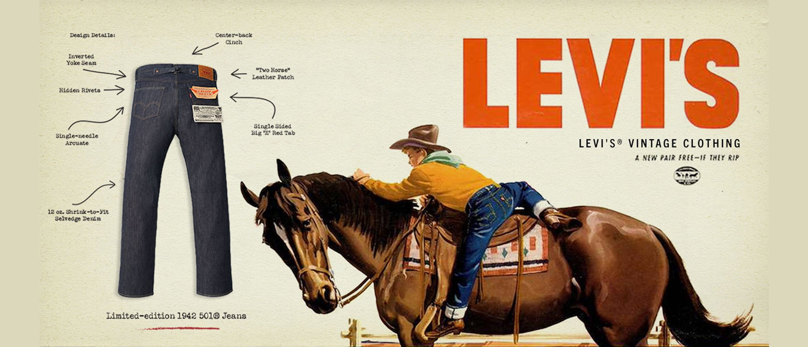 LEVIS LEVI'S® VINTAGE CLOTHING Limited-edition 1942 501® Jeans