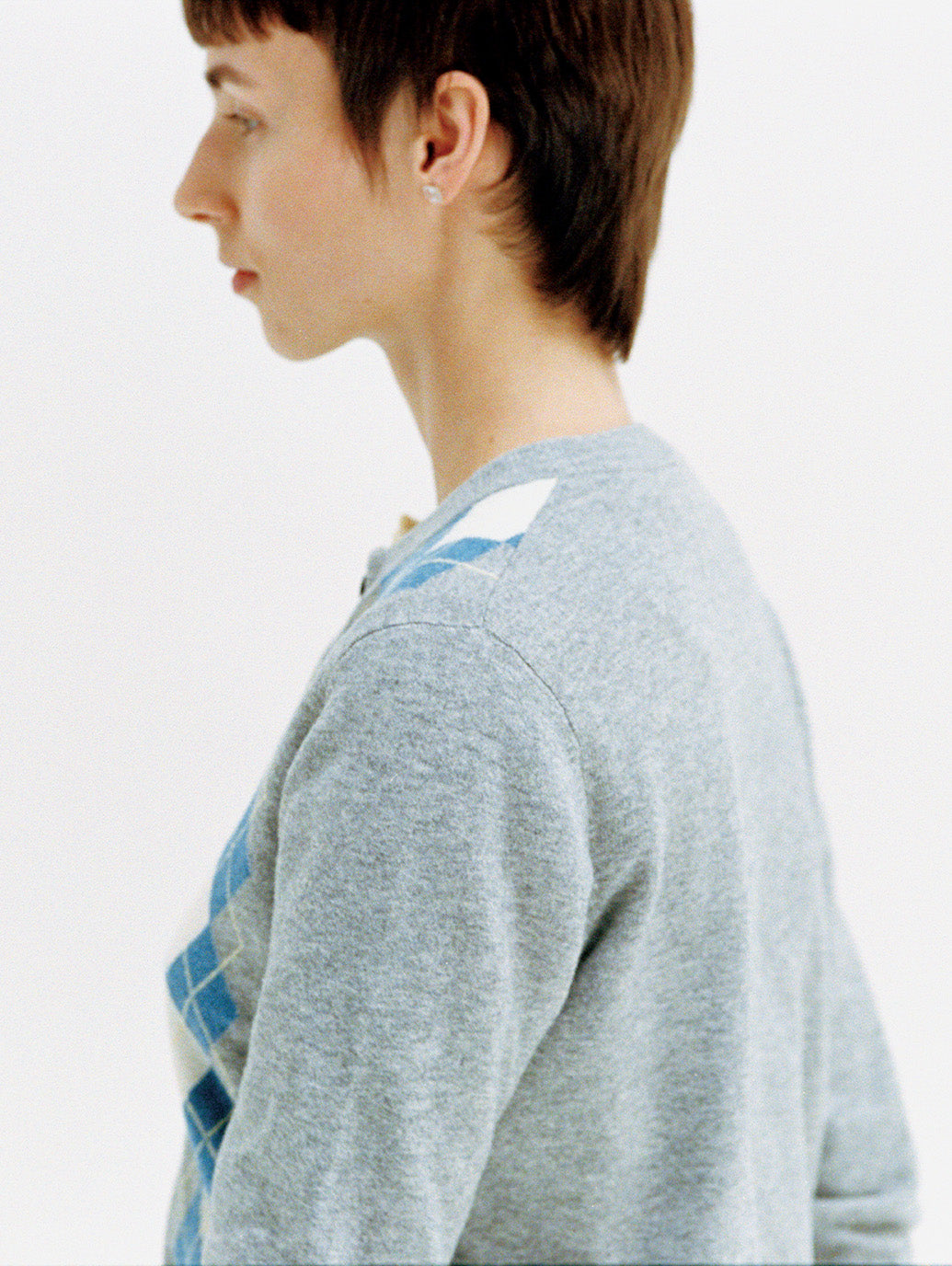 スーパーソフト クルーネックカーディガン