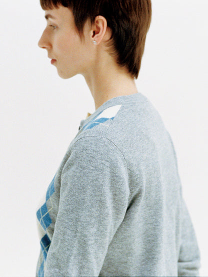 スーパーソフト クルーネックカーディガン